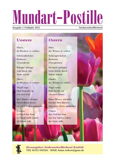 Titelseite: Mundart-Postille 1 - Fr&uuml;hjahr 2022